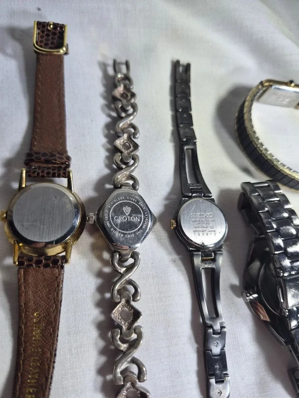 Vintage Watch Lot - 6 pc Mixed Brand Collection (Tissot, Skagen, Seiko, Croton +